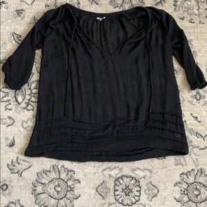 Black swim suit cover up
